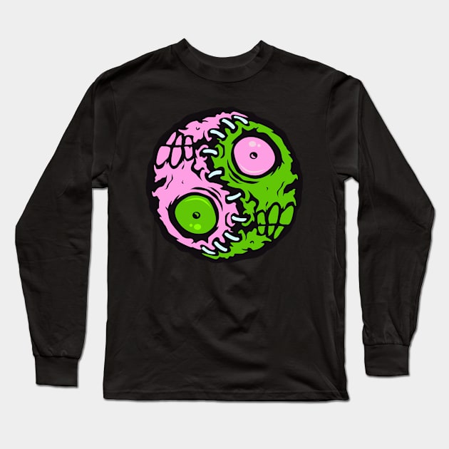 Eye Yin Yang Long Sleeve T-Shirt by EYECATC